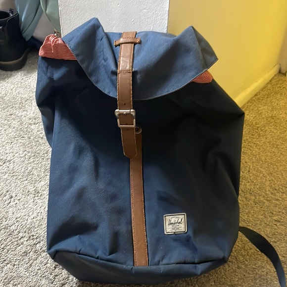 Herschel Supply Co. Post mid volume backpack navy/tan - Picture 2 of 5